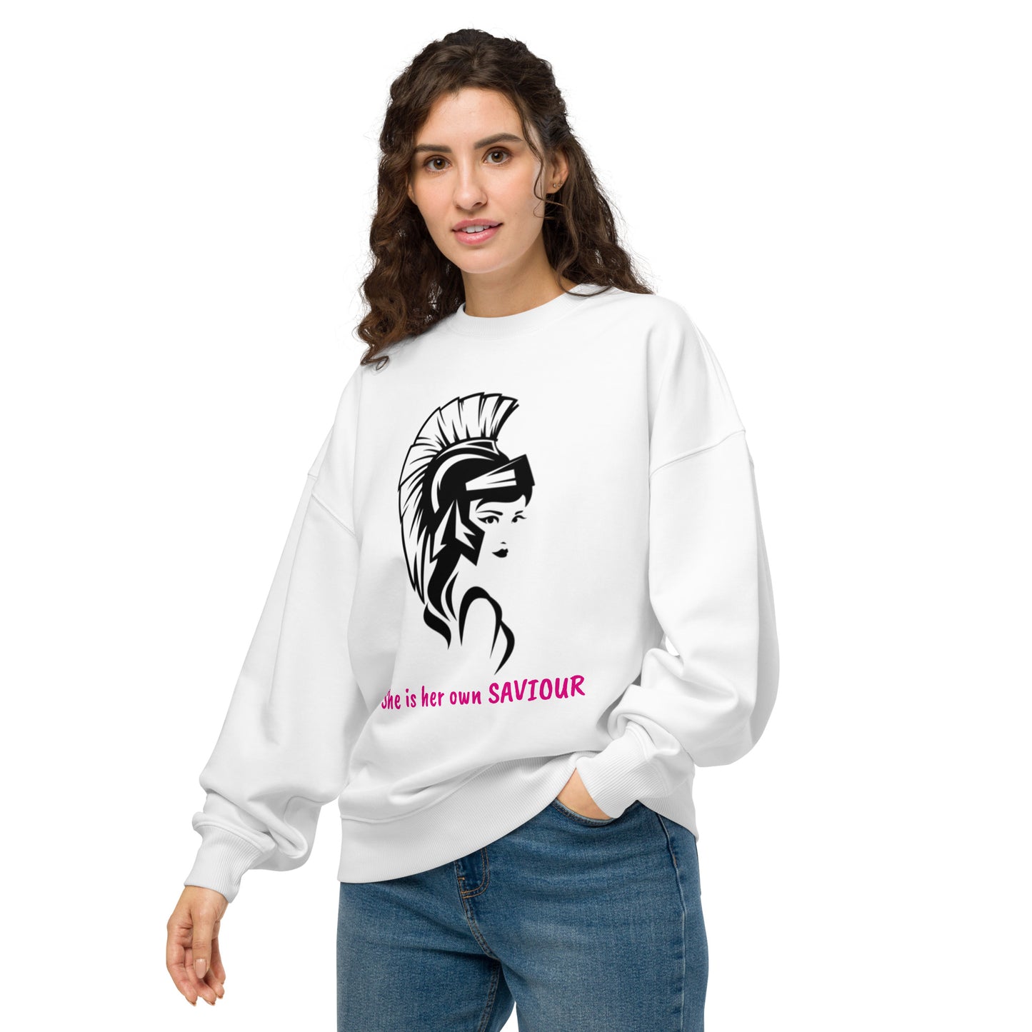 Relaxed fit organic streetwear sweatshirt - Grounded Rising