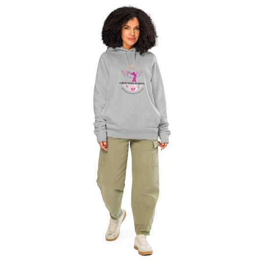 Soft eco friendly cotton hoodie - Grounded Rising