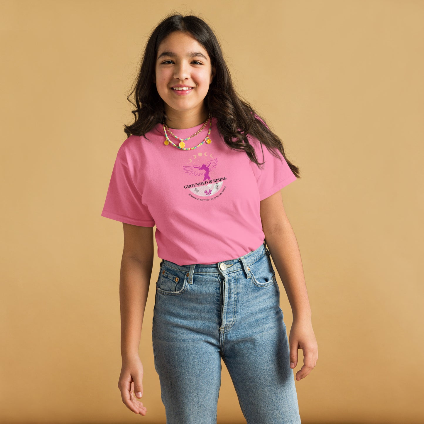 Comfortable youth cotton t shirt - Grounded Rising