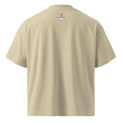 Organic wide neck casual streetwear tee - Grounded Rising