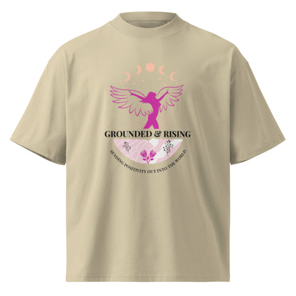 Eco friendly oversized everyday t shirt - Grounded Rising