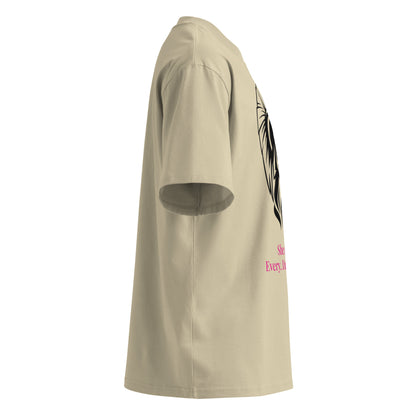 Comfortable oversized casual t shirt - Grounded Rising