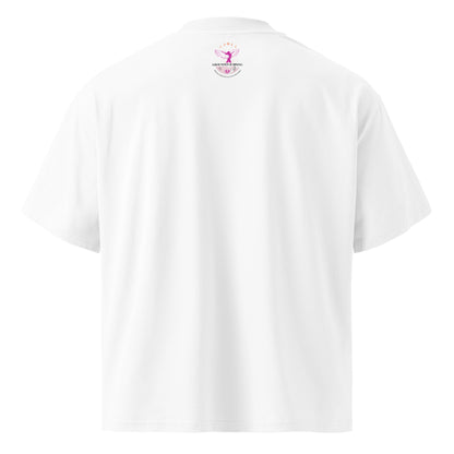 Comfortable organic oversized street tee - Grounded Rising