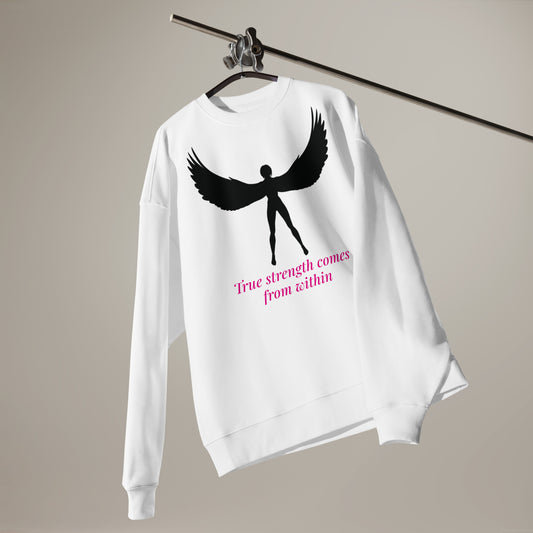 Soft brushed interior relaxed sweatshirt - Grounded Rising