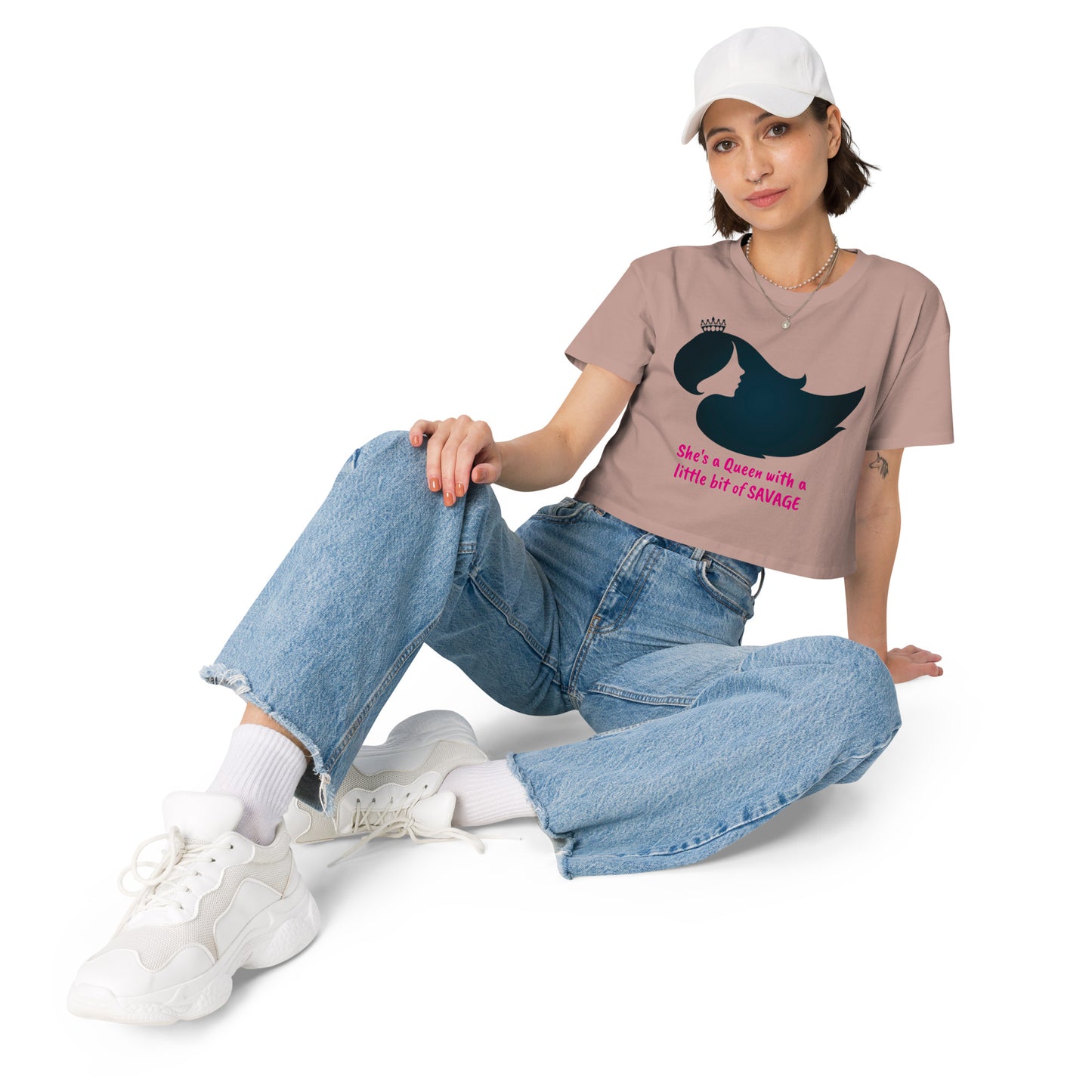 Soft summer cropped fashion top - Grounded Rising